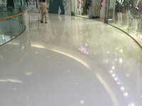 Crescent mall, artificial marble floor tile joints seamless project and maintenance project.